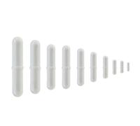10 Piezas PTFE Mezclador Agitador MagnéTico Barra Agitadora Spinbar Agitador para Uso en Laboratorio Color