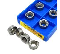 10 piezas RCGT10T3 MO AK H01, cuchilla de corte de aluminio, inserto, herramienta de corte, herramientas de torneado CNC, aleación AL + TIN, madera RCGT10T3 MO AK H01