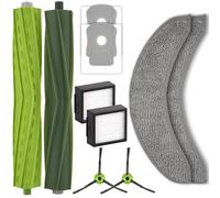 (10 Piezas) Repuestos Compatibles con iRobot Roomba Combo j7, Combo j7+, Combo j9+, Combo 10 Max Robot Vacuum, 2 Almohadillas Para Trapeador 2 Filtros HEPA 2 Bolsas para el Polvo 2 Cepillos Laterales