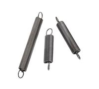 10 piezas resorte de retorno por tracción de acero de alto carbono, con gancho de anillo, diámetro de alambre de 1.8mm, diámetro exterior de 16mm, longitud de 120mm(45-120mm), 1.8x16x120mm(10pcs)