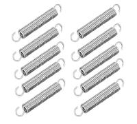 10 Piezas Resortes De Extensión Con Gancho Muelle, Longitud Libre 35mm, Diámetro Exterior 5mm, Diámetro Del Cable 0,6mm