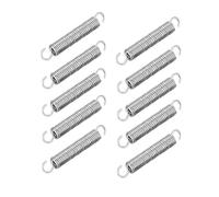 10 Piezas Resortes De Extensión Con Gancho Muelle, Longitud Libre 35mm, Diámetro Exterior 6mm, Diámetro Del Cable 0,6mm