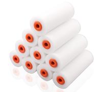 10 Piezas Rodillos de Pintura de 10 cm, Rodillo Pintura Pequeño, Mini Cepillo de Espuma, Mousse Haute Densité, Rodillo Espuma Pintura para Habitaciones del Hogar, Paredes, Decoración Arquitectónica