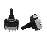 10 piezas RS26 1 posición polar, 12 bandas seleccionables, selector de canal rotatorio, interruptor rotatorio de una sola plataforma, selector de banda