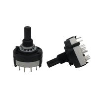10 piezas RS26 4 posiciones polares 3 bandas seleccionables Interruptor selector de canal giratorio de una sola plataforma Selector de banda + 10 perillas