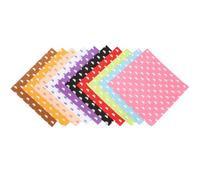 10 Piezas Sábanas de Fieltro Nube, 10 Colores | Material de Tela No Tejida, Textura Agradable y Patrón de Nube, para Tarjetas y Álbumes