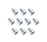 10 Piezas Saféy Manija Redonda Redonda Garadas De Acero Metal Manual Dividido Para Manija Trineo Garras