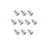 10 Piezas Saféy Manija Redonda Redonda Garadas De Acero Metal Manual Dividido Para Manija Trineo Garras