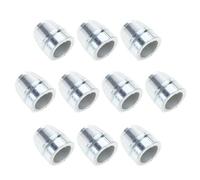 10 Piezas Saféy Manija Redonda Redonda Garadas De Acero Metal Manual Dividido Para Manija Trineo Garras