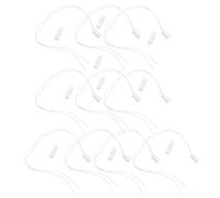 10 Piezas Sensor Magnético Cableado Imán Blanco | Configuración Normalmente Cerrada sin Batería, Conexión Cableada, Uso Comercial y Residencial Seguro