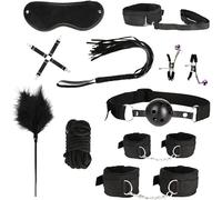 10 piezas Sex Set detrás de esposas Juegos de cama Sexo Esposas difusas Juguetes para parejas Mujeres Correas sexy Vendas para los ojos Kits Conjunto de restricciones Muebles