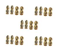 10 Piezas SMA Macho Una SMA Macho Enchufe + 10 Piezas SMA Hembra Una SMA Hembra Jack Conector de Adaptador Coaxial RF