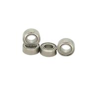10 piezas SMR105ZZ 5x10x4 Rodamiento cerámico híbrido SMR105 ZZ 5 * 4 de bolas acero inoxidable for coche RC y carrete