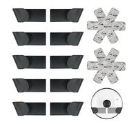 10 Piezas Soportes De Tapa De Tarro, 2 Piezas Soportes De Olla, Soportes De Tapa De Olla Colgantes Ajustables, Organizador De Almacenamiento De Tapa De Olla Sin Punzón Para Cocina