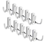 10 piezas SOTECH Colgador Perchero JASMIN Colgadero Gancho Toallero ropa de Pared STRONG pequeño Cromo mate nueva versión masiva