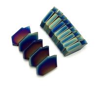 10 piezas SP200 SP300 SP400, herramienta de torneado y ranurado con insertos de carburo for procesamiento de acero profesional con recubrimiento nanométrico, herramienta de torno(SP200 Nano)