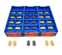 10 piezas SP200 SP300 SP400 PC9030 NC3020 NC3030 Insertos de carburo ranurados for tronzado y ranurado metal, herramienta torno(Sp200 Pc9030)