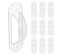 10 Piezas Tapa Protectora con Tornillos Plástico Transparente | Diseño Moderno Decorativo, Compatibilidad, Estabilidad con Montaje de Tornillos, Adecuado para Hogares Mascotas