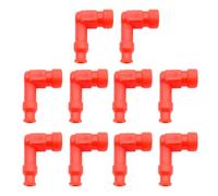 10 Piezas Tapas de Bujías de Motocicleta a Prueba de Calor Componente de de Larga Duración Fácil de Instalar para Motores de Motocicletas y Automóviles Bota de Salida Scintilla Resistente