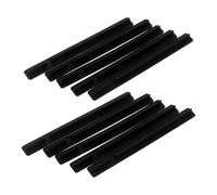 10 Piezas Tapón Antipolvo de Placa Base Negra de Silicona | Solución de Respaldo, Fácil Instalación y Retirada, Integración Perfecta, para Ordenador Final y Conector
