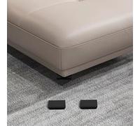 10 Piezas Tapón de Extremo para Tubo Cuadrado, ABS Negro 45x75 MM | Instalación Interna, Uso Decorativo en Patas de Mesa y Tubo, Diseño Resistente al Desgaste, Seguridad Añadida