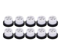 10 piezas tapones internos válvulas de retención bobina plástico en línea primavera jardines riego tubo de agua adaptador grifos tapón interior bobina