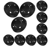 10 Piezas Taza de Bomba de Agua Manual de Goma Negra para Pozo | Repuesto Superficie Lisa, Ayuda a Reducir Fugas, para Instaladores y Usuarios de Zonas Campesinas
