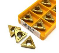 10 piezas TCMT16T304 TCMT16T308 MA VP15TF UE6020 US735 Inserto de carburo TCMT Herramienta torneado Fresado interno 16T304(Tcmt16t308 Ue6020)