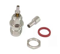 10 piezas TNC - Tuerca hembra para crimpado de ventana de mamparo para RG316 LMR100 RG174