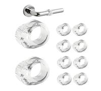 10 Piezas Tope Puerta Manilla Transparente, Protector Silicona Puerta, Topes Puerta Anticolisión, Ideal para Proteger Paredes y Muebles