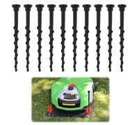 10 Piezas Tornillos de Estación de Carga Cortacésped para Husqvarna Automower 105 305 308, 13.8cm Tornillos Tierra Impermeable pour 308X 220AC, Tornillos de Fijación para Base Robot Cortacésped