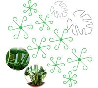 10 Piezas Tutores para Plantas, Tutor Monstera, Soportes para Tallos, Tutores para Plantas, Soporte de Trepadoras Tutor Plantas, Varios Tamaños, para Flores, Plantas Trepadoras, Plantas en Maceta