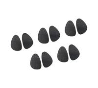 10 piezas universales adhesivas negras para zapatos, almohadillas antideslizantes para zapatos de baile y tacones altos