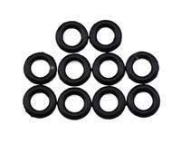 10 piezas útiles de bobinadora de bobina con anillo de goma y rueda de fricción for máquina de coser, compatibles con Singer y Brother.