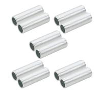 10 Piezas Varilla para Lámpara M10 Tubo Roscado Hueco de Hierro | Diseño Moderno Minimalista Industrial, Compatible Lámparas de Techo y Candelabros, Adecuado para Instaladores y Reparaciones