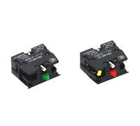 10 piezas XB2 Bloque de contacto ZB2-BE101C Normalmente abierto NO ZB2-BE102C NC Interruptor de joystick con pulsador Reemplaza TELE 10A 600V(5red5green)