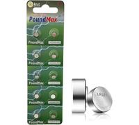 10 Pilas alcalinas AG0 379 119SG0 SR63 GP379 LR521 D379 SR521W 1,5 V PoundMax alcalinas