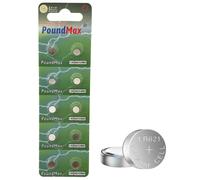 10 Pilas alcalinas AG1 364 363 LR621 SR621SW de 1,5 V PoundMax