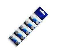 10 pilas alcalinas AG12 LR43 para dispositivos electrónicos en miniatura