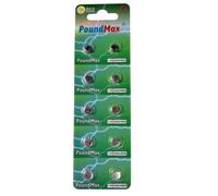 10 Pilas alcalinas AG4 376/377 LR66 SR626 SR626SW 1.5 V PoundMax
