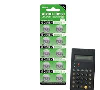 10 Pilas de botón alcalinas LR54 de 1,5 V batería de botón LR1130 para Relojes, calculadoras, Juguetes, electrónica pequeña