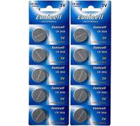 10 pilas Eunicell CR2032 DL2032 5004LC CR 2032 3V