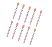 10 pinceles de lápiz labial, 10 aplicadores de punta de silicona, compactos, esenciales para viajes, para una aplicación cosmética precisa, brocha de maquillaje de labios