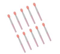 10 pinceles para pintalabios, 10 aplicadores de punta de silicona, compactos, esenciales para viajes, para una aplicación cosmética precisa, aplicador de labios de silicona preciso