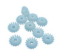 10 piñones cónicos de plástico S163A - Módulo 0,5, 16 dientes, engranaje cónico espiral con orificio interior de 3 mm for aplicaciones mecánicas.
