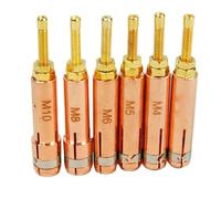 10 pinzas de sujeción M3 M4 M5 M6 M8 M10 for pistola de soldadura de pernos CD de descarga de condensador, soplete de soldadura, máquina de soldadura de pernos.(M10)