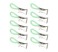 ＡＷＨＡＯ 10 Pinzas Metálicas para Colgar Paños de Cocina con Asa, Perchas para Paños de Cocina Y Guantes de Horno, VERDE, tal como se describe