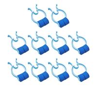 10 pinzas nasales para natación, pinzas nasales de plástico, pinzas para la nariz para buceo libre, pinzas nasales para natación, accesorios de natación