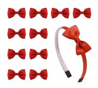 10 Pinzas Para El Pelo Con Lazo Y 1 Diadema Con Lazo, Accesorios Para El Cabello Para Niños, Lindos Accesorios Para El Cabello, Accesorios De Peinado Para Niñas