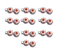 10 pinzas para el pelo de Halloween con forma de globo ocular, pasadores para el pelo para Halloween, decoración de pelo de terror, cosplay, recuerdos de fiesta, accesorios de disfraz